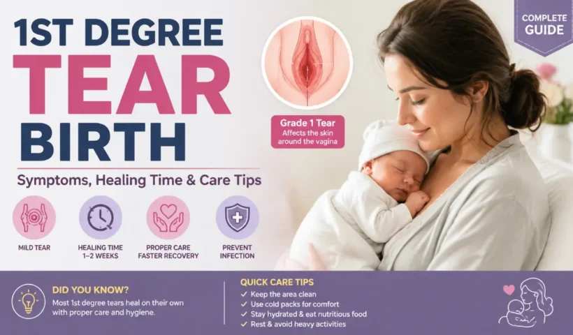 1st degree tear birth