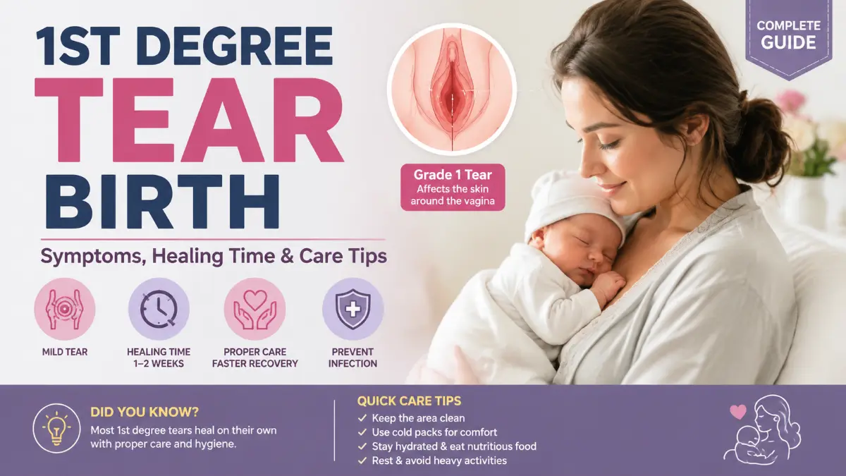 1st degree tear birth