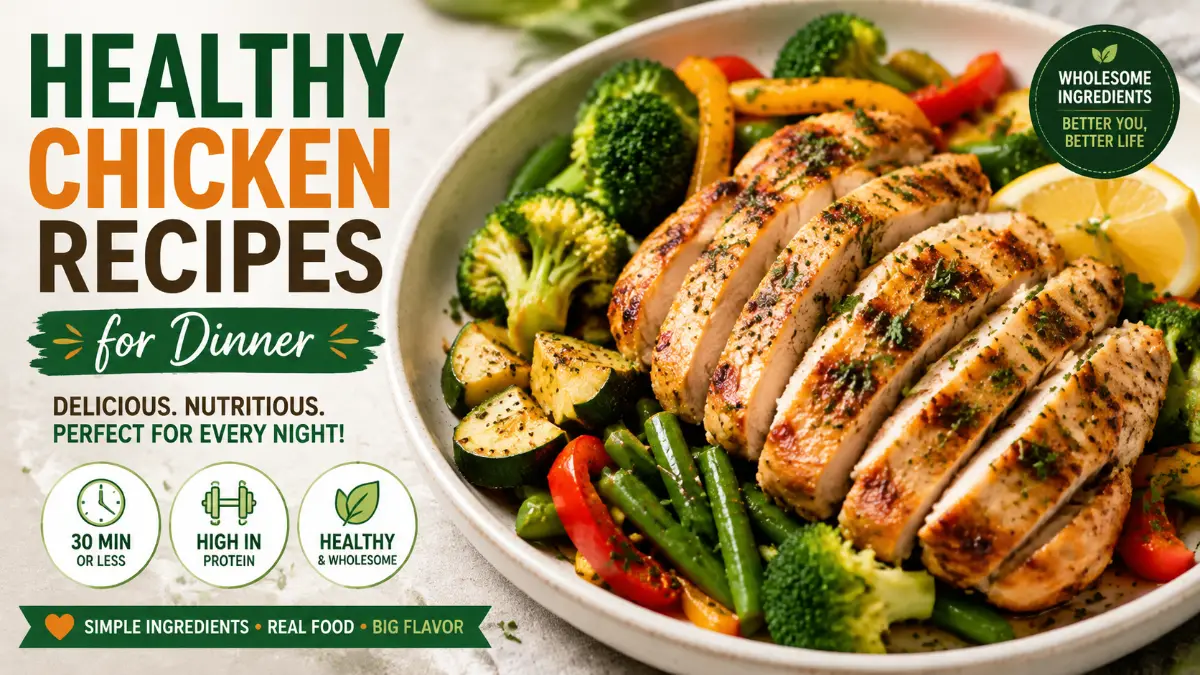 healthy chicken recipes for dinner