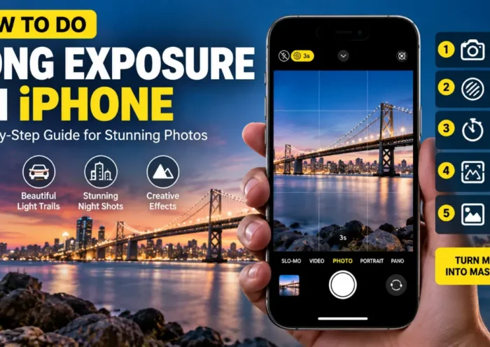 how to do long exposure on iphone