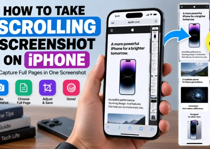 how to take scrolling screenshot iphone
