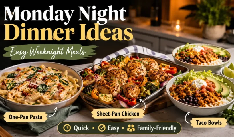 monday night dinner ideas
