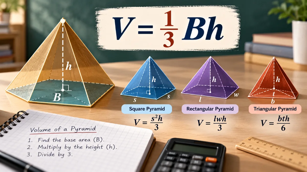 pyramid volume formula